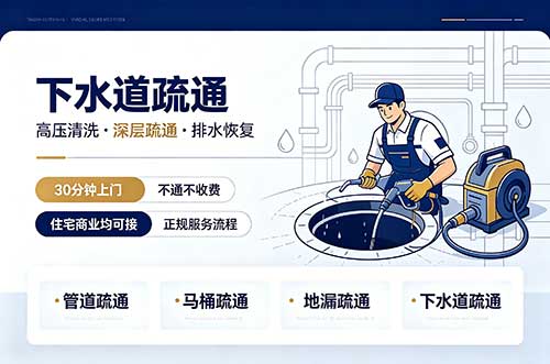 双鸭山下水道疏通